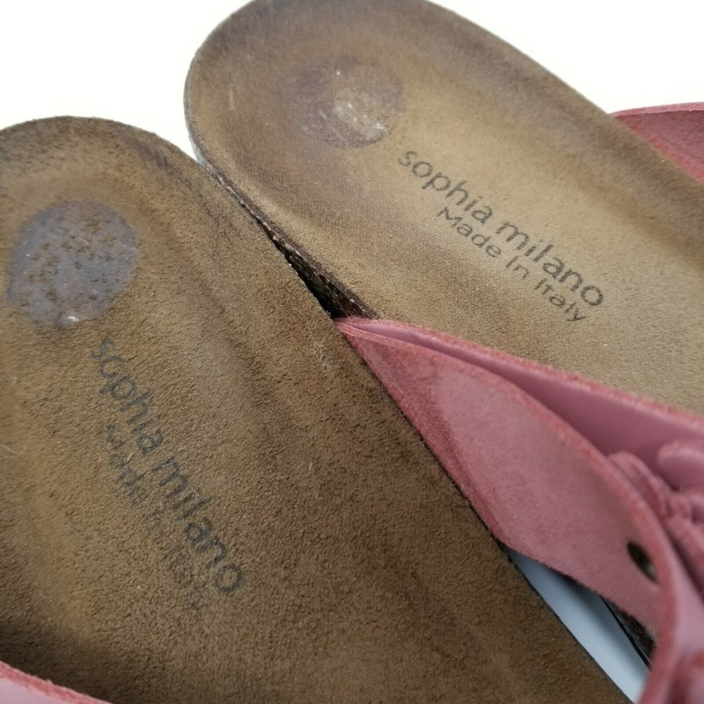 Sophia Milano Leather Sandals - Picture 7 of 8